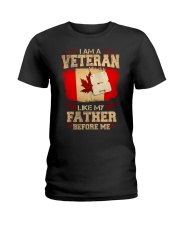 I'm A Veteran Ladies T-Shirt thumbnail