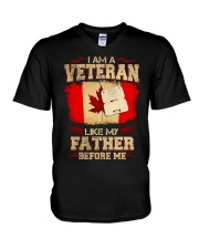 I'm A Veteran V-Neck T-Shirt thumbnail