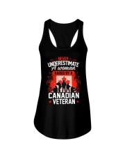 A Woman Raised By A Canadian Veteran Ladies Flowy Tank thumbnail