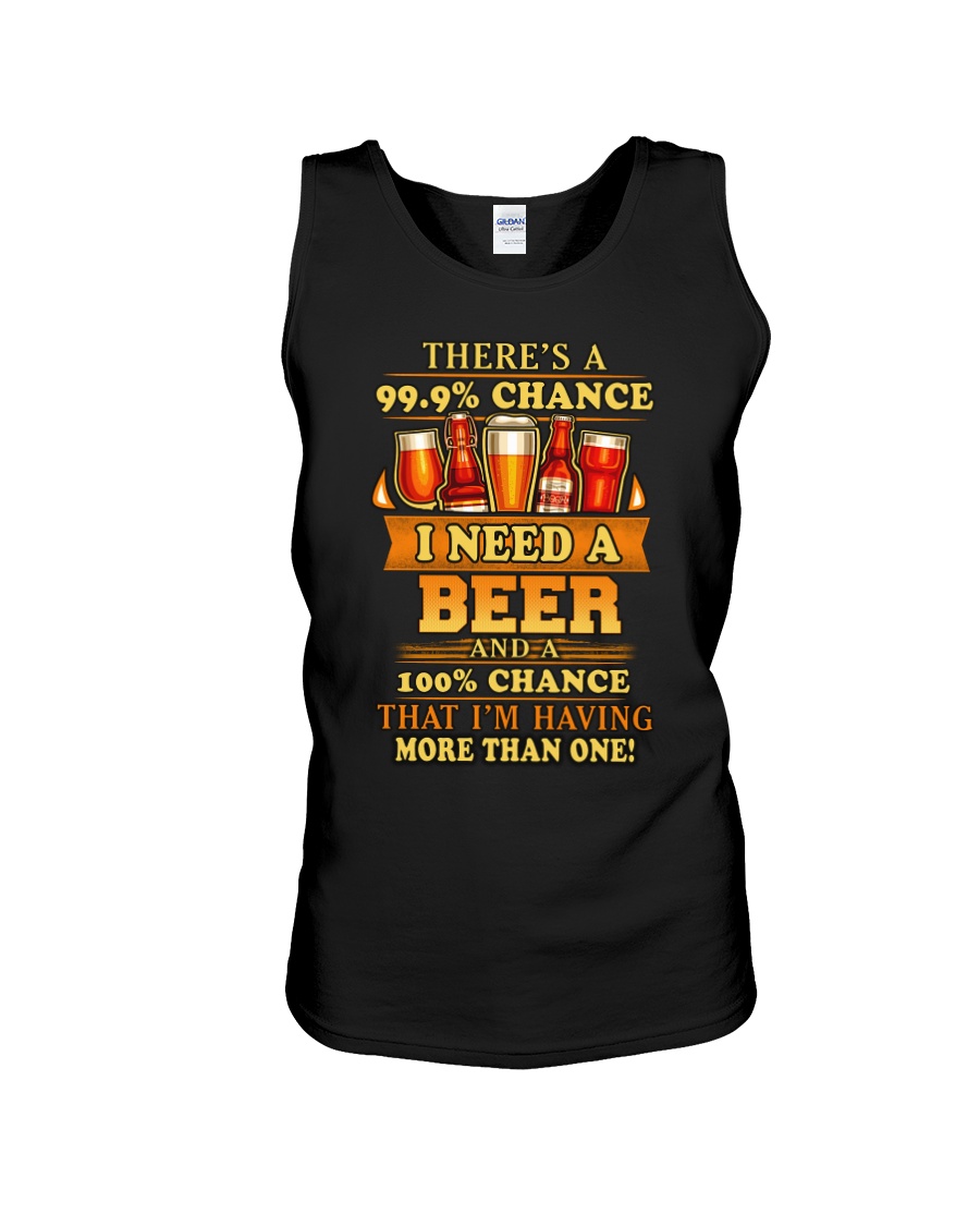 I Need A Beer 2 Unisex Tank