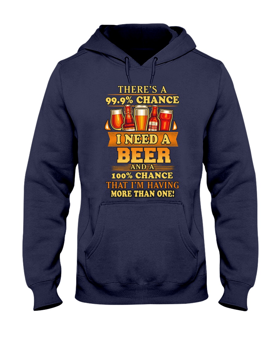 I Need A Beer 2 Hooded Sweatshirt