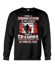 Canadian Veteran Grandpa-Priceless Crewneck Sweatshirt thumbnail