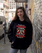 Canadian Vet Daughter-Freedom Hooded Sweatshirt lifestyle-unisex-hoodie-front-1