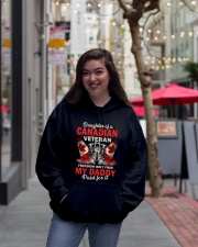 Canadian Vet Daughter-Freedom Hooded Sweatshirt lifestyle-unisex-hoodie-front-2