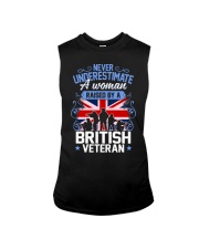 A Woman Raised By A British Veteran Sleeveless Tee thumbnail