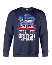 A Woman Raised By A British Veteran Crewneck Sweatshirt thumbnail