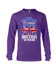 A Woman Raised By A British Veteran Long Sleeve Tee thumbnail