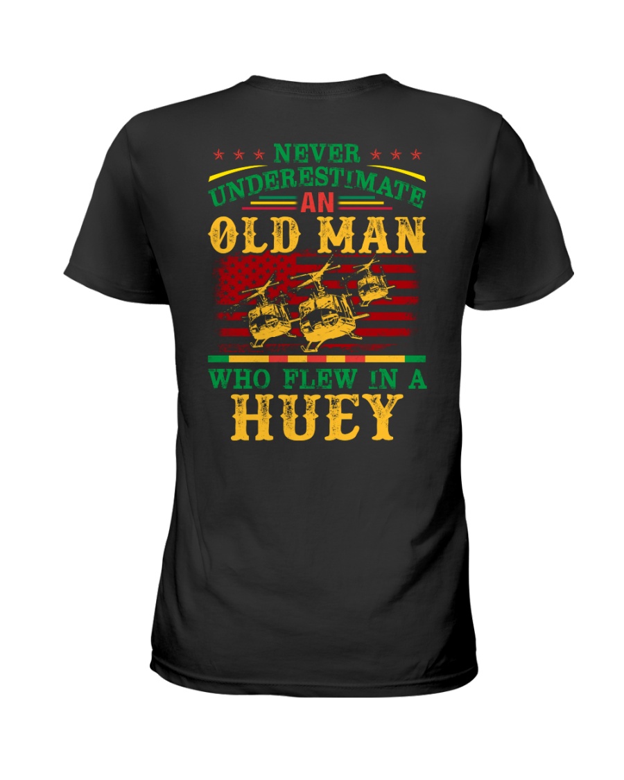 Flew In A Huey Ladies T-Shirt