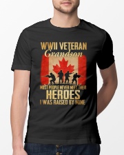 WWII Veteran Grandson Classic T-Shirt lifestyle-mens-crewneck-front-13