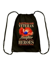 I Was Raised-Australian Veteran Drawstring Bag thumbnail
