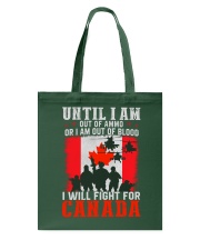 Fight For Canada Tote Bag thumbnail