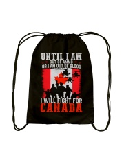 Fight For Canada Drawstring Bag thumbnail