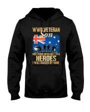 WWII Veteran Son Hooded Sweatshirt thumbnail
