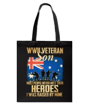 WWII Veteran Son Tote Bag thumbnail