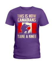 Canadians Take A Knee Ladies T-Shirt thumbnail