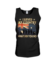 Served My Country Unisex Tank thumbnail