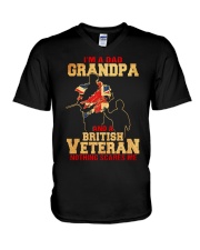 British Grandpa V-Neck T-Shirt thumbnail