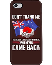 AU Veteran-Don't Thank Phone Case thumbnail