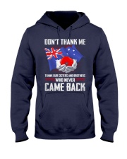 AU Veteran-Don't Thank Hooded Sweatshirt thumbnail