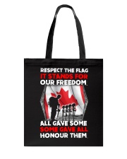 Respect The Flag Tote Bag thumbnail