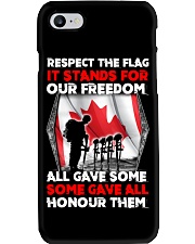 Respect The Flag Phone Case thumbnail