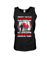Respect The Flag Unisex Tank thumbnail