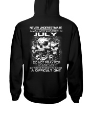 NEVER UNDERESTIMATE - A JULY MAN Hooded Sweatshirt thumbnail
