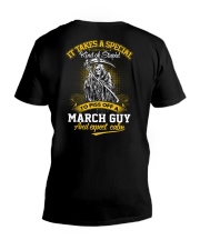 TO PISS OFF A - MARCH GUY V-Neck T-Shirt thumbnail