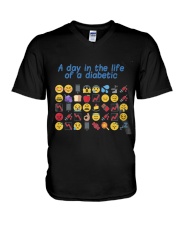 Life Of A Diabetic V-Neck T-Shirt thumbnail