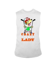 CRAZY HOCKEY LADY Sleeveless Tee tile