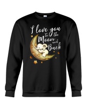 LOVE MOON AND BACK Crewneck Sweatshirt tile