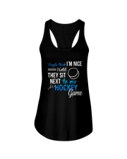 HOCKEY GAME Ladies Flowy Tank tile