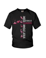 FLAMINGOS JESUS Youth T-Shirt tile