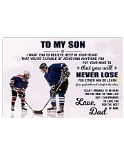 DAD AND SON HOCKEY 17x11 Poster front