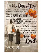 DAD AND DAUGHTER BASKETBALL 11x17 Poster front