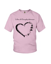 SIMPLE WOMAN HEART HA Youth T-Shirt tile