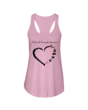 SIMPLE WOMAN HEART HA Ladies Flowy Tank tile