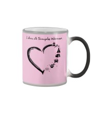 SIMPLE WOMAN HEART HA Color Changing Mug tile