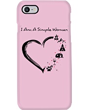 SIMPLE WOMAN HEART HA Phone Case tile
