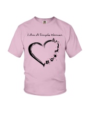 SIMPLE WOMAN HEART HA Youth T-Shirt tile
