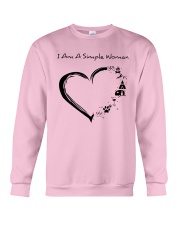 SIMPLE WOMAN HEART HA Crewneck Sweatshirt tile