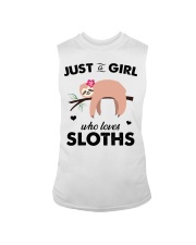 Just a girl who loves sloths Sleeveless Tee tile