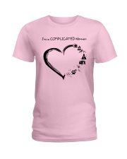 SIMPLE WOMAN HEART HA Ladies T-Shirt tile