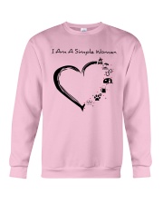 SIMPLE WOMAN HEART HA Crewneck Sweatshirt tile