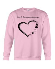 SIMPLE WOMAN HEART HA Crewneck Sweatshirt tile