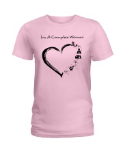 SIMPLE WOMAN HEART HA Ladies T-Shirt tile