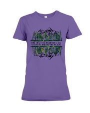Into The mountain I Go Camping Premium Fit Ladies Tee tile