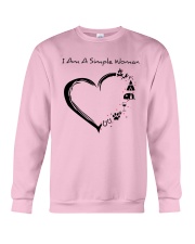 SIMPLE WOMAN HEART HA Crewneck Sweatshirt tile