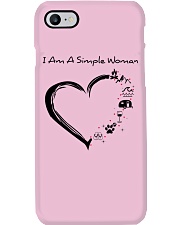 SIMPLE WOMAN HEART HA Phone Case tile
