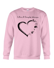 SIMPLE WOMAN HEART HA Crewneck Sweatshirt tile